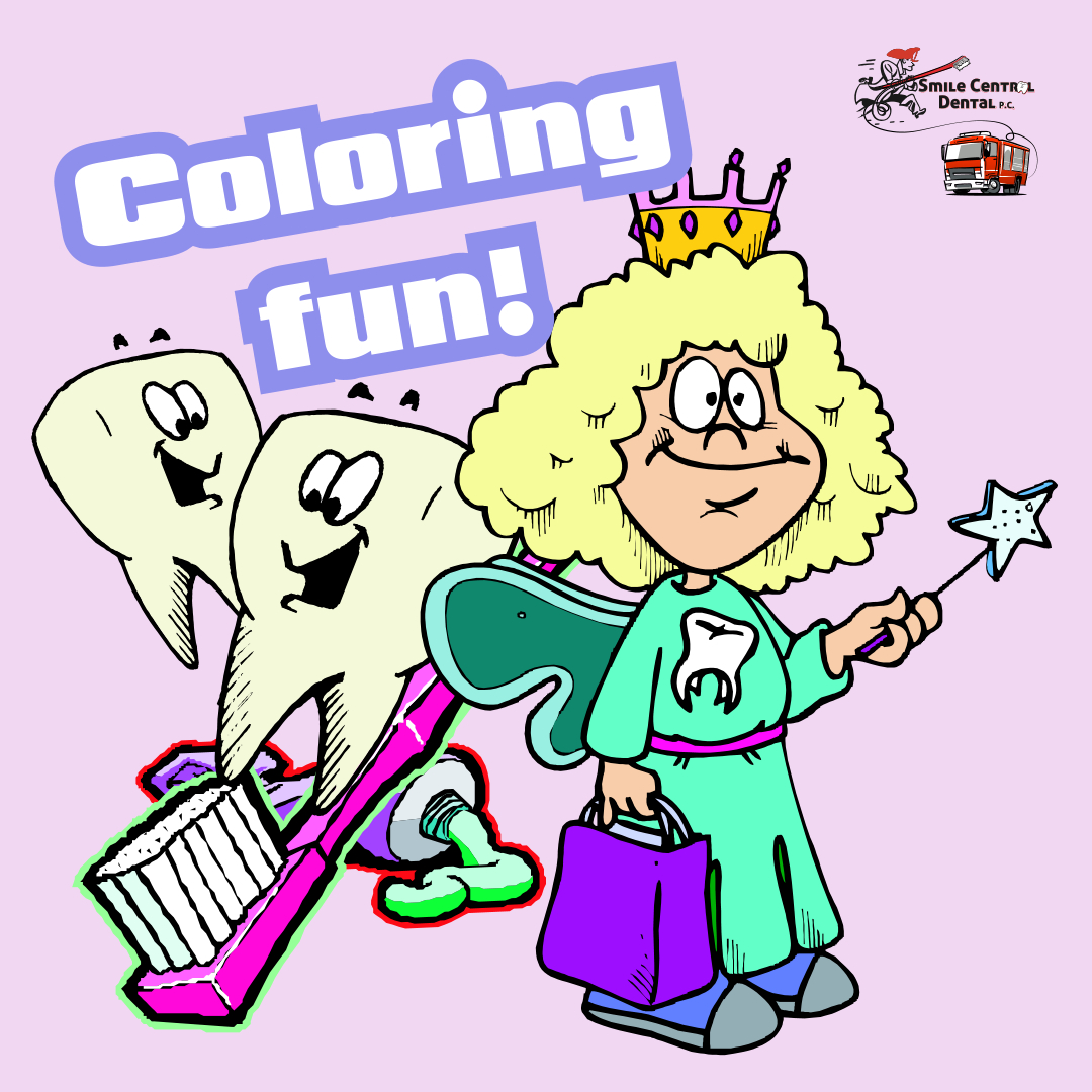 SCD Dental Coloring fun activity PDF