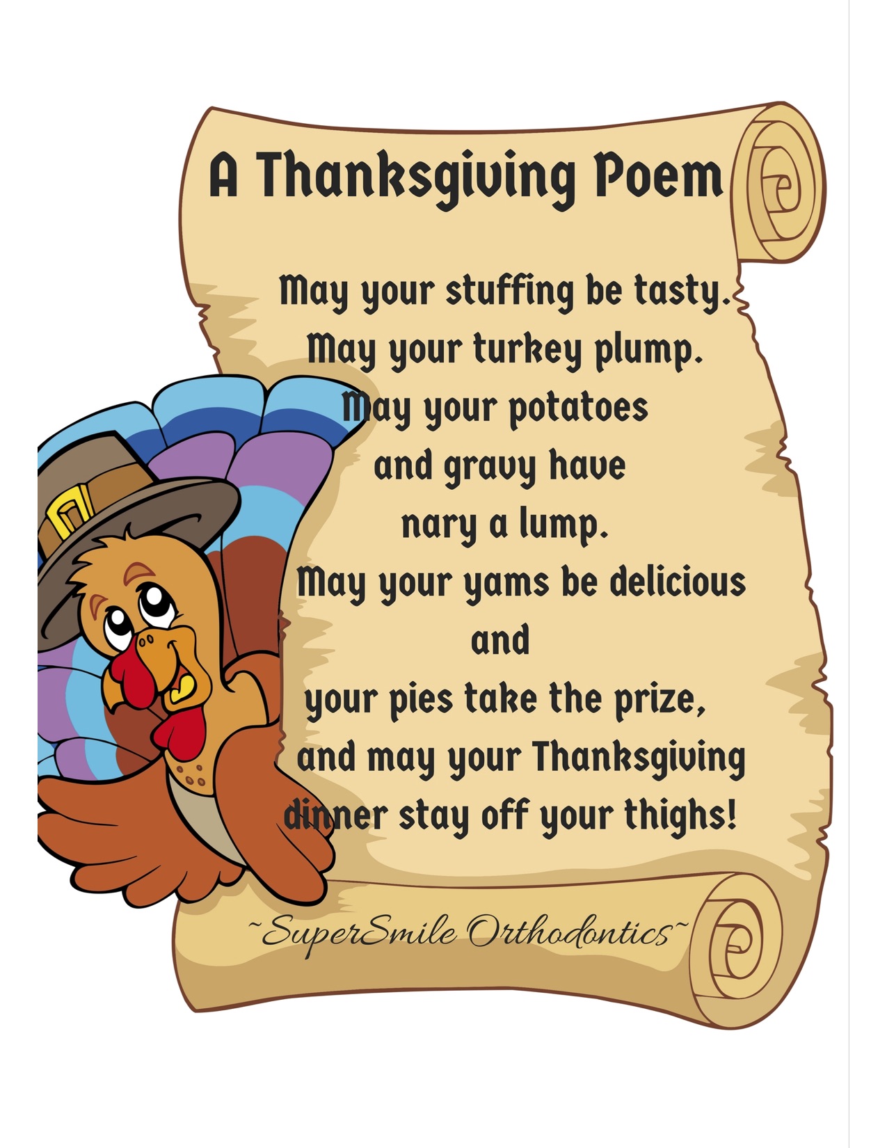 Best 30 Thanksgiving Turkey Poem - Most Popular Ideas of All Time